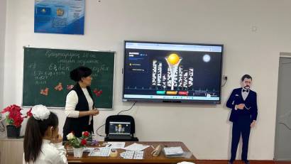 «Ақылдасу» сабағын өткізді. 